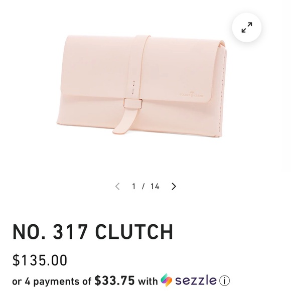 Colsen Keane Natural Tan Leather Clutch - starting to patina - Picture 5 of 5